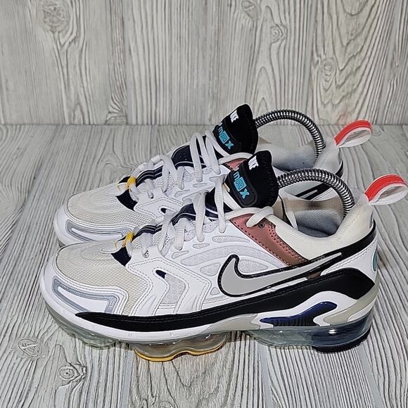 Nike Air VaporMax EVO White, Navy Blue, Grey Sneakers , Women's 7.5 - Picture 4 of 13